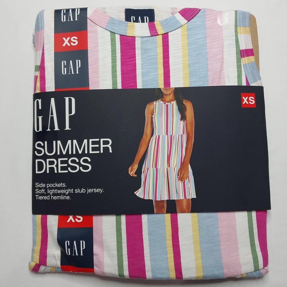 Gap Summer‎ Dress Striped Dress Size XS